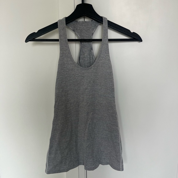 Lululemon black and white striped tank - Picture 2 of 4